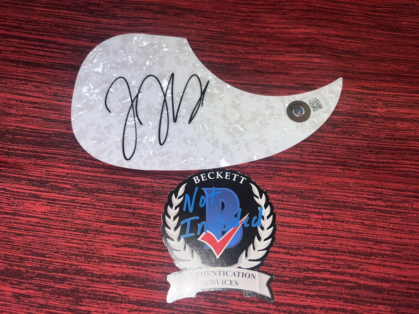 Jessie James Decker Signed Acoustic Pickguard Country Music Star Beckett #2