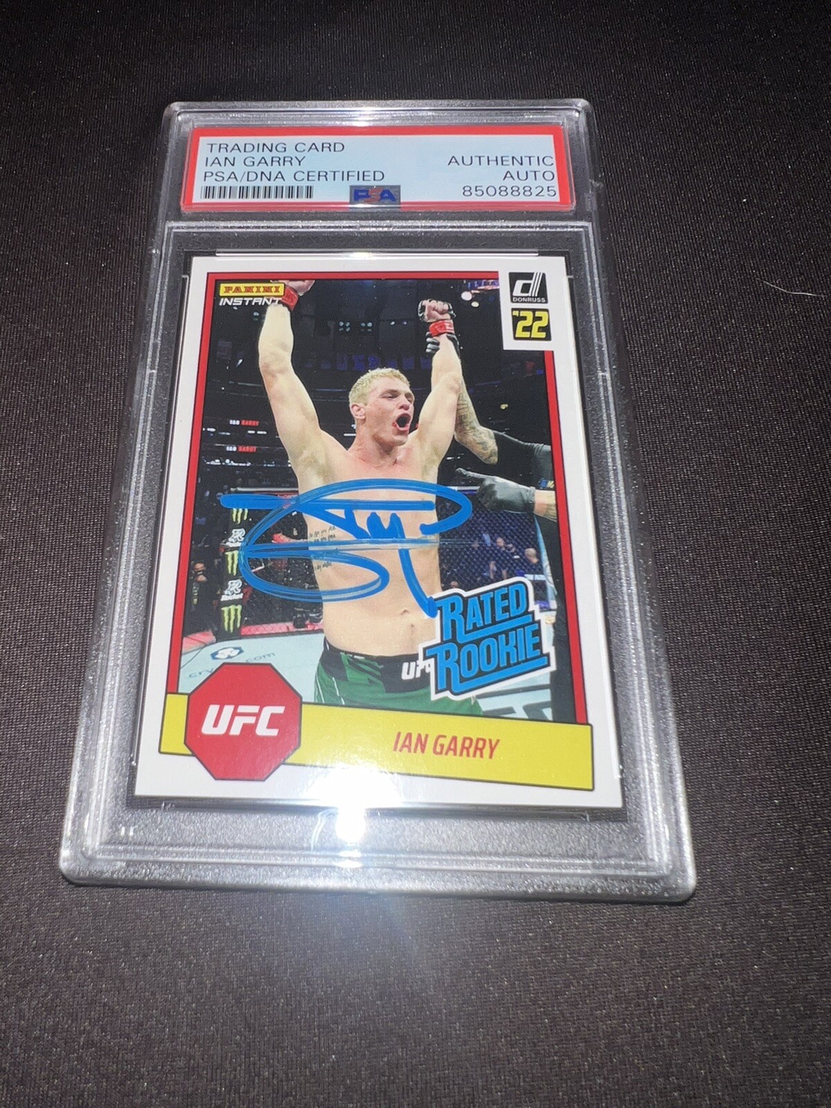Ian Garry Signed Panini Instant Rated Rookie Retro UFC Trading Card PSA/DNA #2