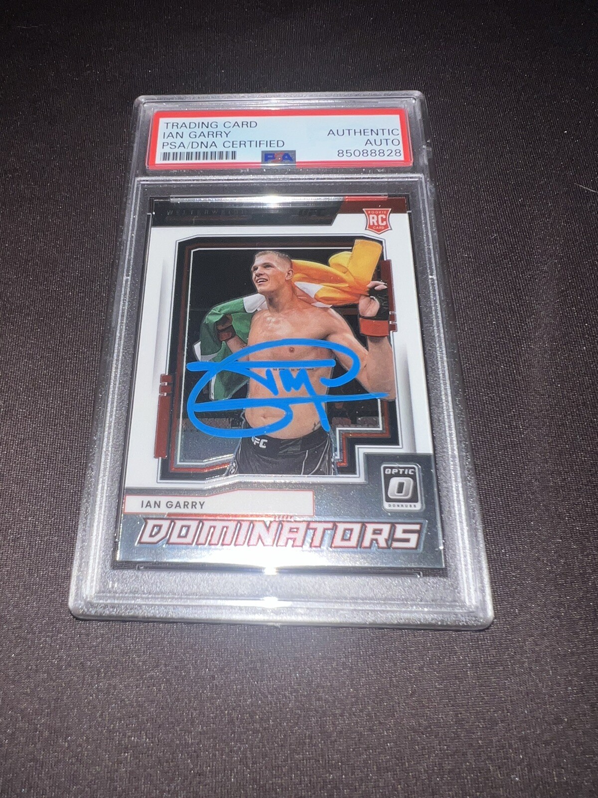 Ian Garry Signed 2022 Panini Donruss Dominators Rookie UFC Trading Card PSA/DNA