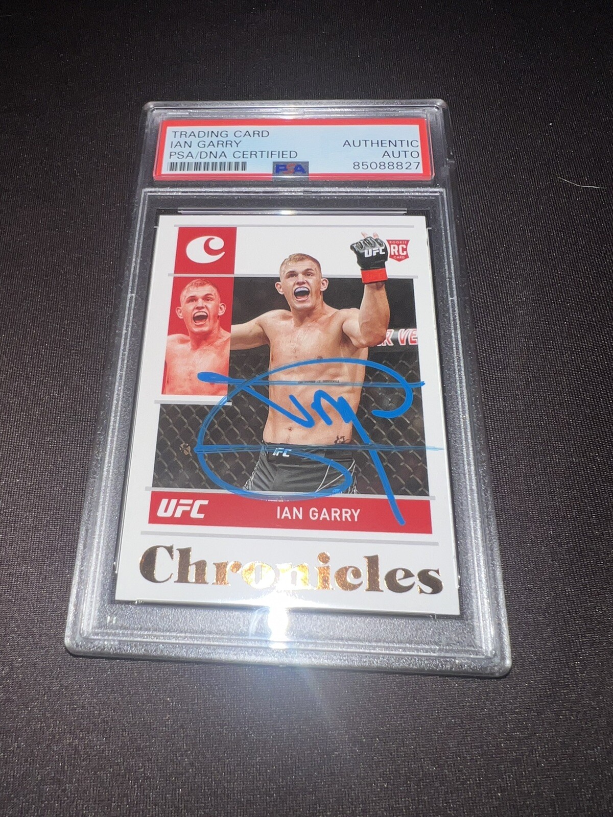 Ian Garry Signed Panini Chronicles Rookie UFC Trading Card PSA/DNA