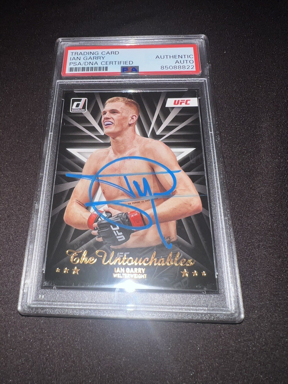 Ian Garry Signed 2023 Panini Donruss Untouchables UFC Trading Card PSA/DNA #2