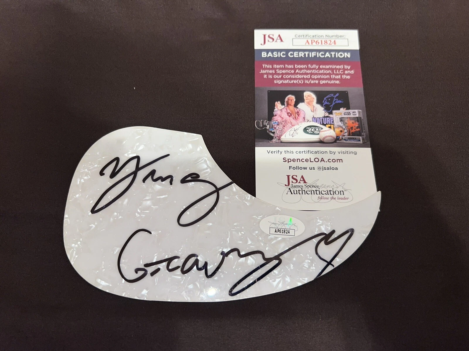 Yung Gravy Signed Acoustic Pickguard Rap Superstar JSA Auth #2