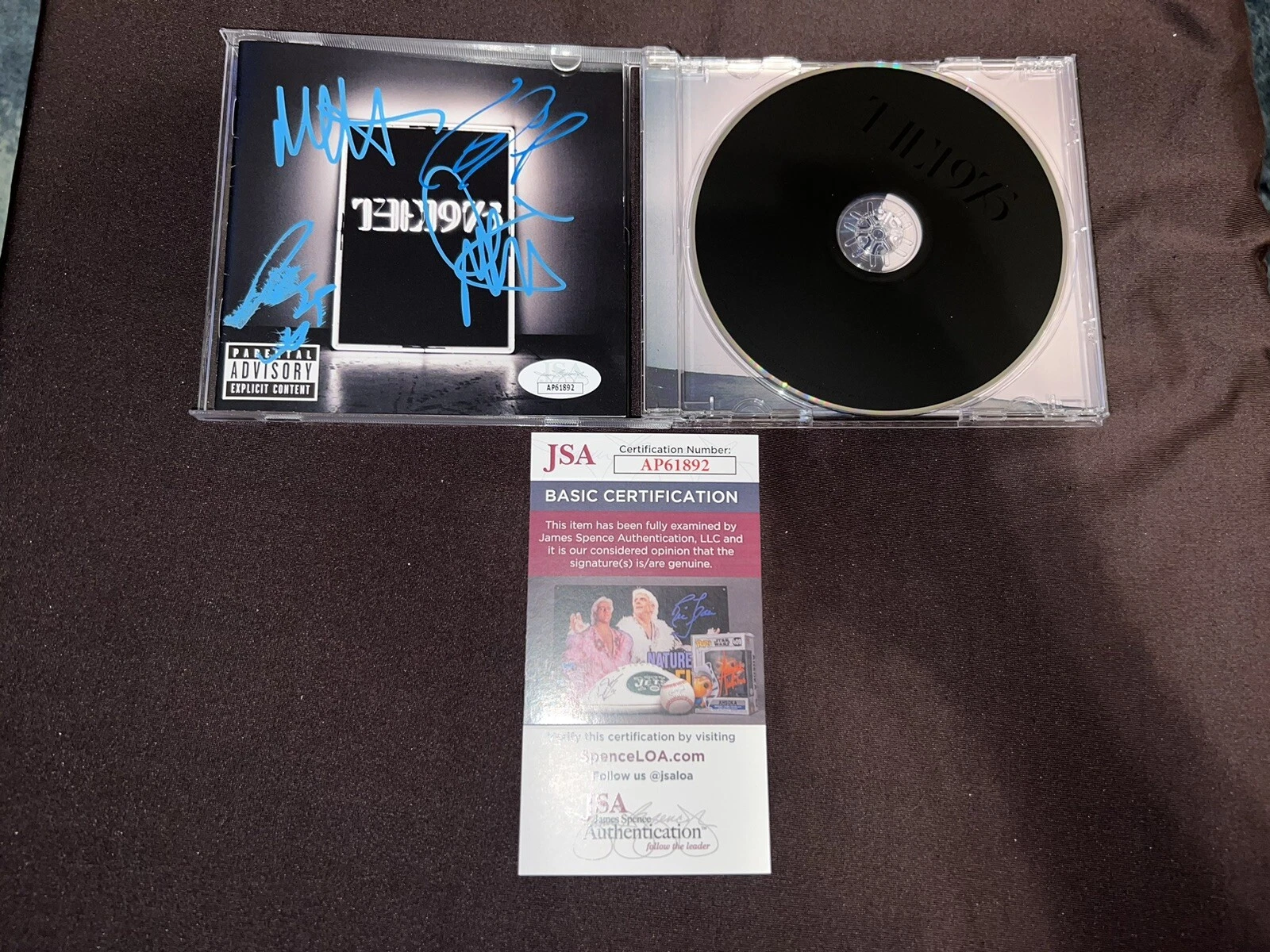 The 1975 Signed The 1975 CD Booklet Matt Healy, George, Adam & Ross JSA #2