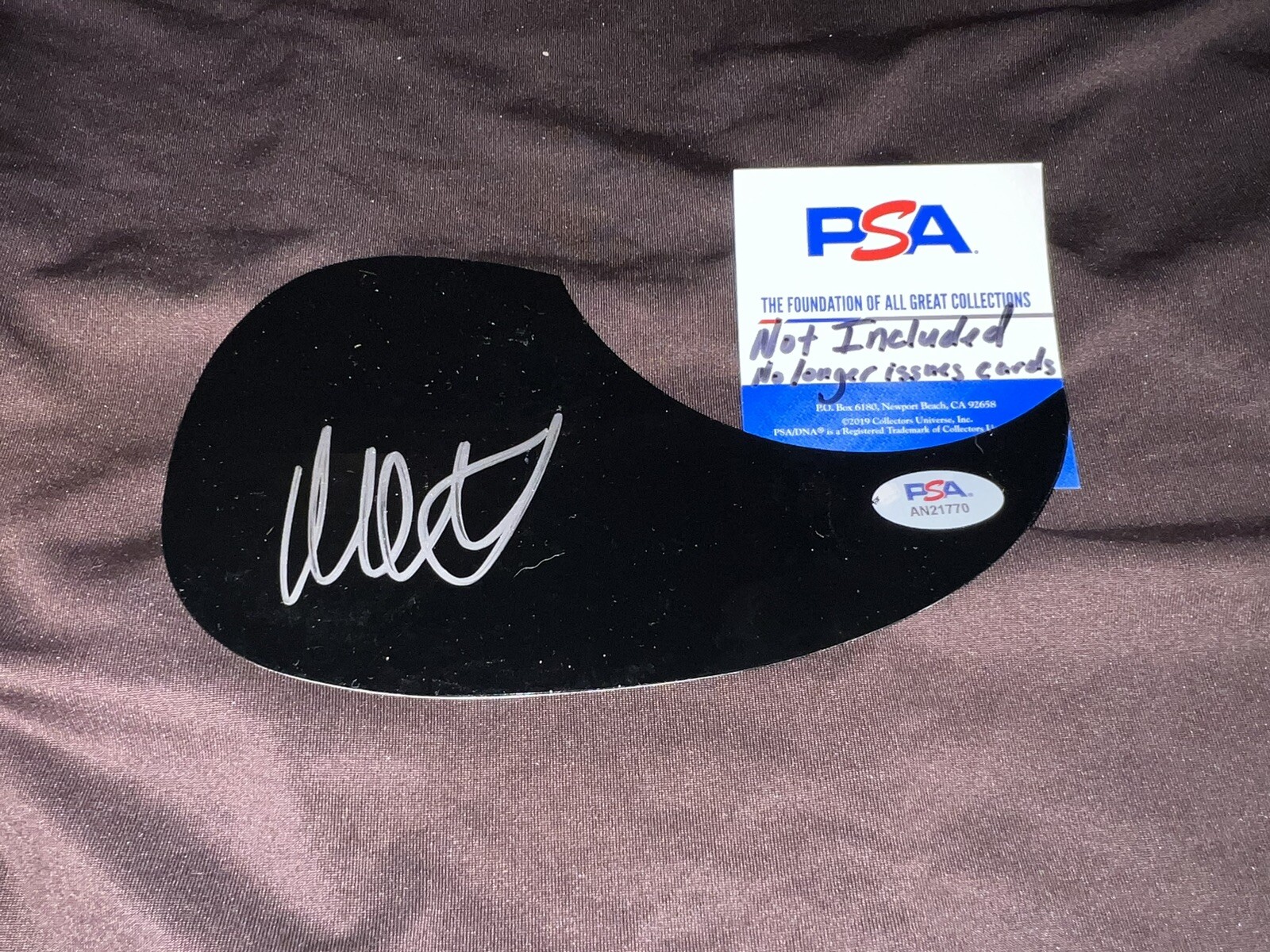 Matt Healy Signed Acoustic Pickguard 1975 Band Lead Singer Star PSA/DNA #3