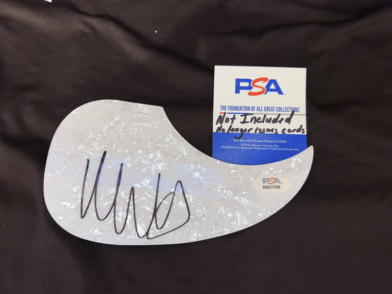 Matt Healy Signed Acoustic Pickguard 1975 Band Lead Singer Star PSA/DNA #4