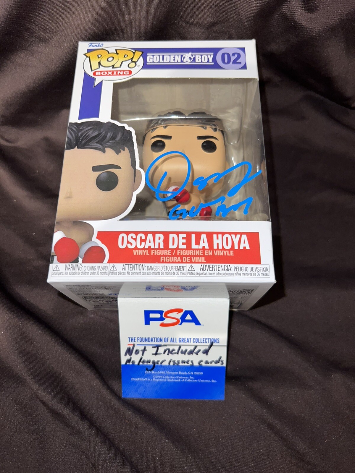 Oscar De La Hoya Signed Official Funko Pop Golden Boy Boxing Legend PSA/DNA #2