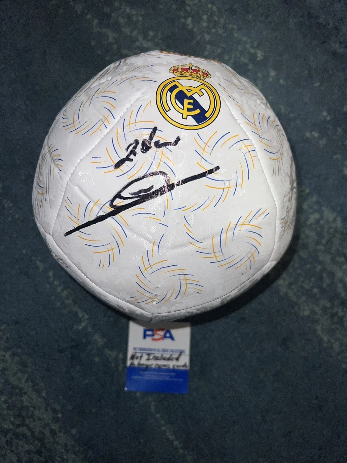 Zinedine Zidane Signed Real Madrid Soccer Ball French Soccer Superstar PSA/DNA