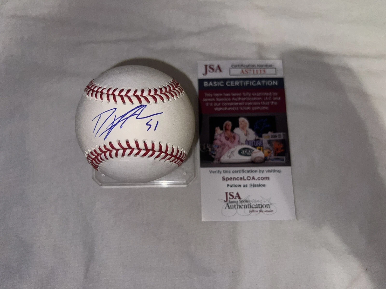 Graham Ashcraft Signed Official Major League Baseball Cincinnati Red Star JSA #2