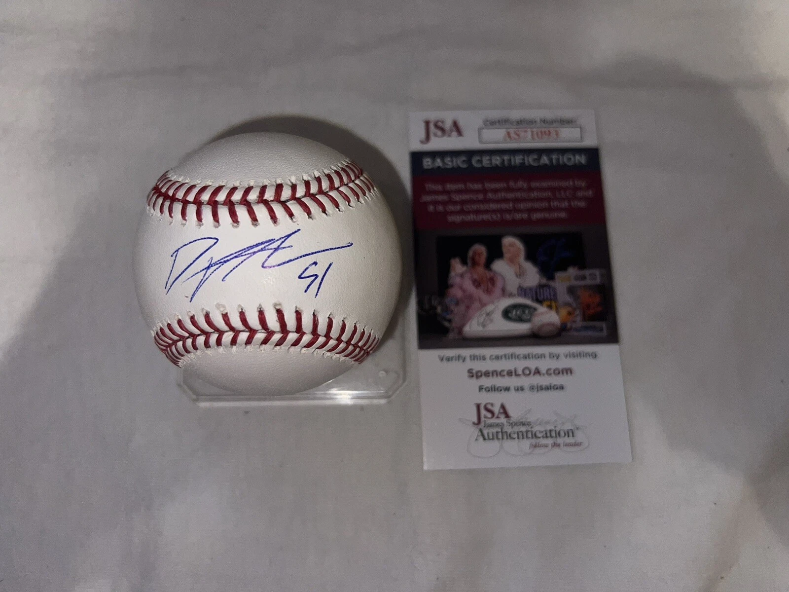 Graham Ashcraft Signed Official Major League Baseball Cincinnati Red Star JSA #3