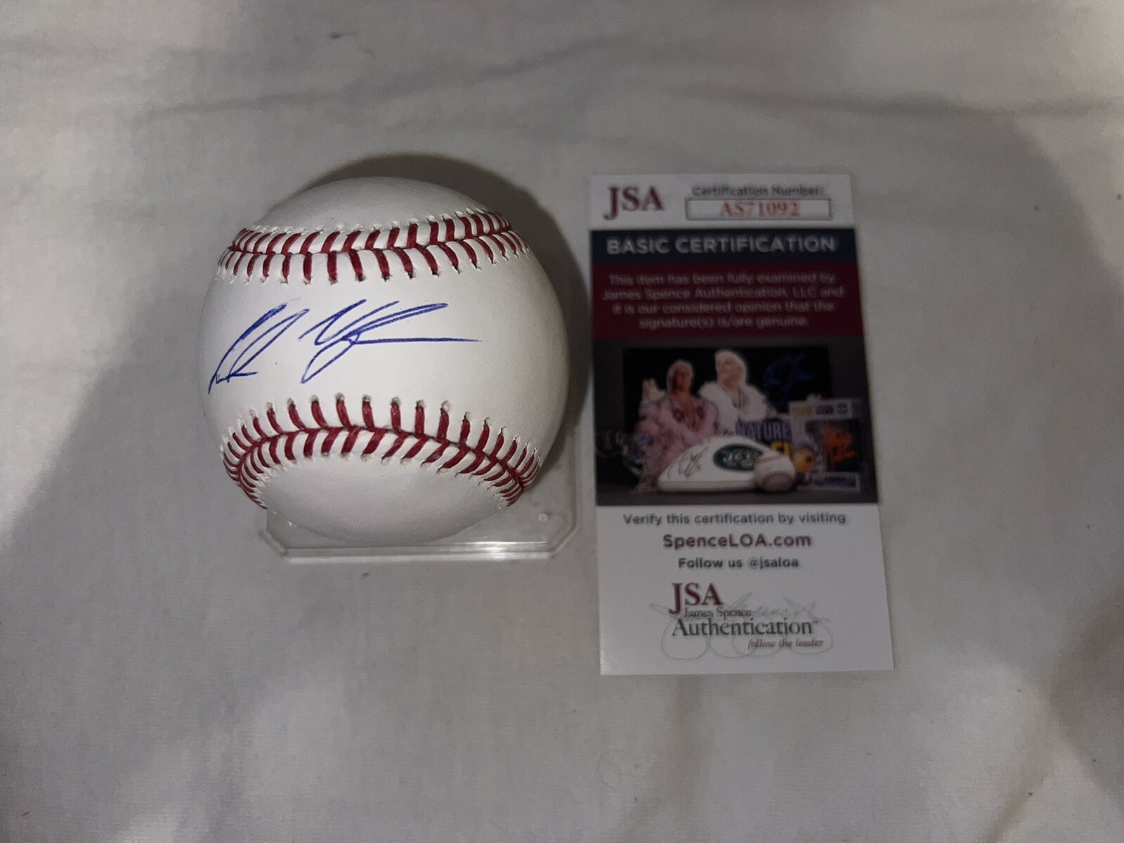 Andrew Vaughn Signed Official Major League Baseball Chicago White Sox JSA