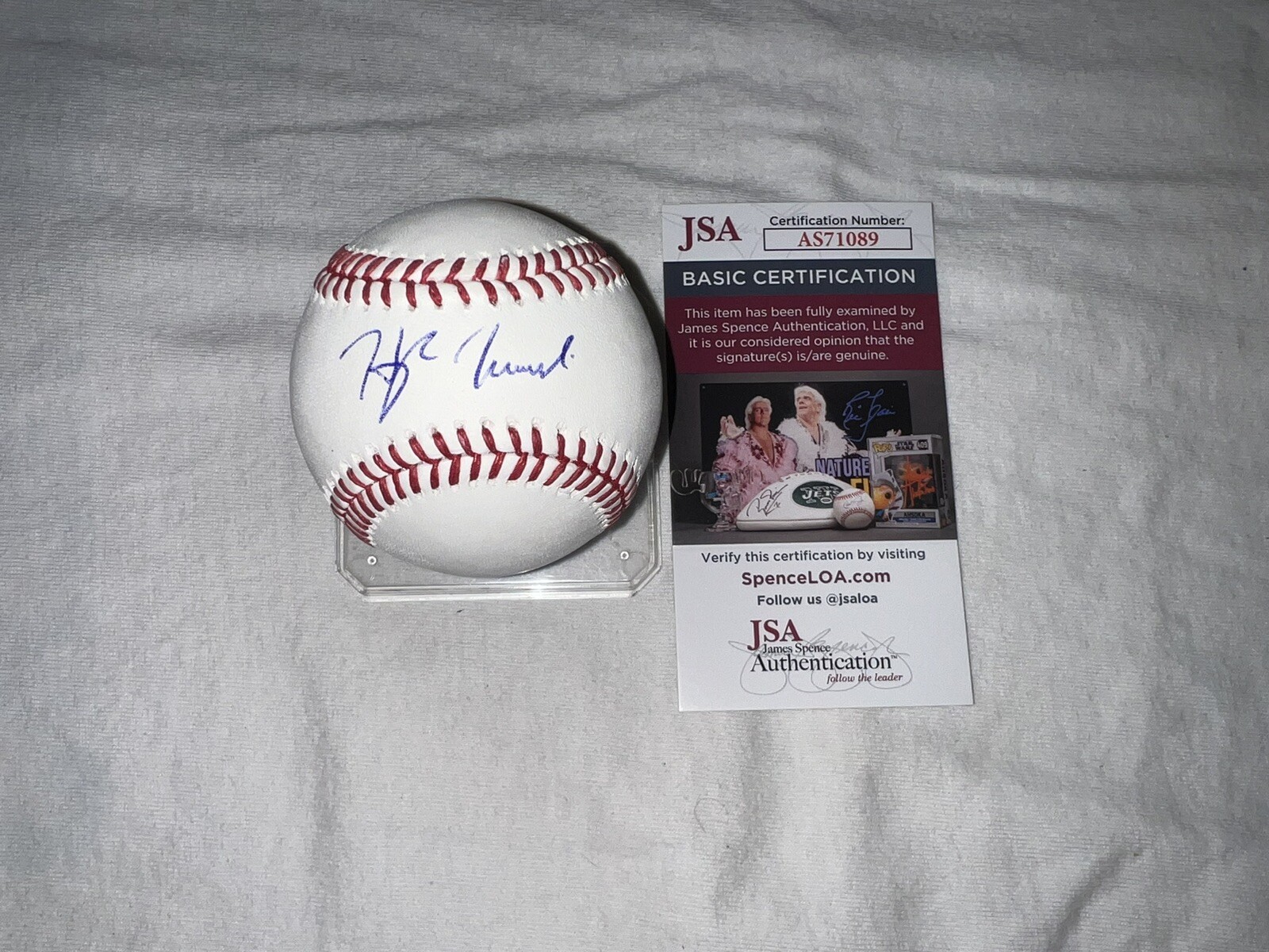 Hayden Wesneski Signed Official Major League Baseball Chicago Cubs Star JSA #3