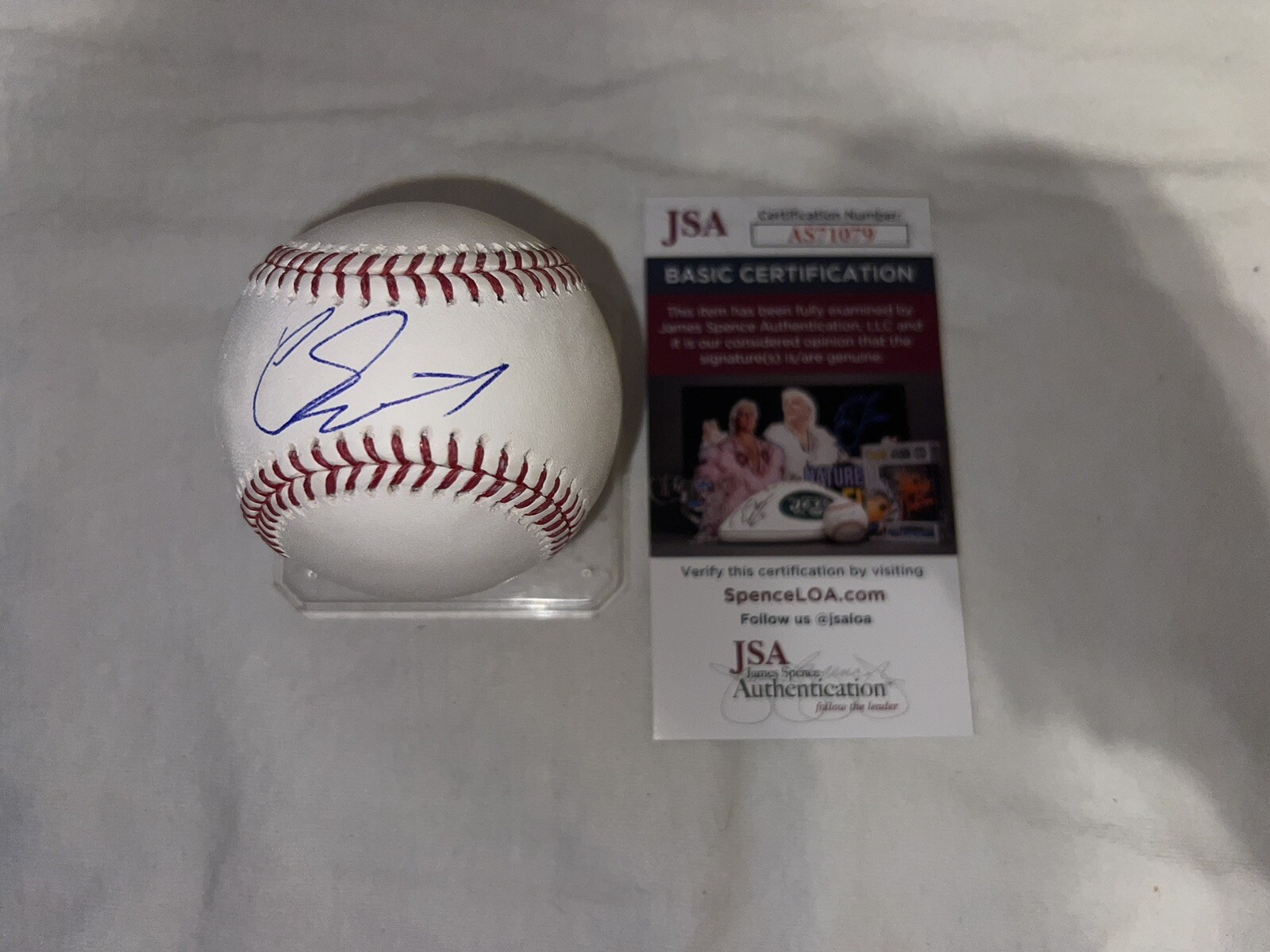 Casey Schmitt Signed Official Major League Baseball San Francisco Giants JSA #2