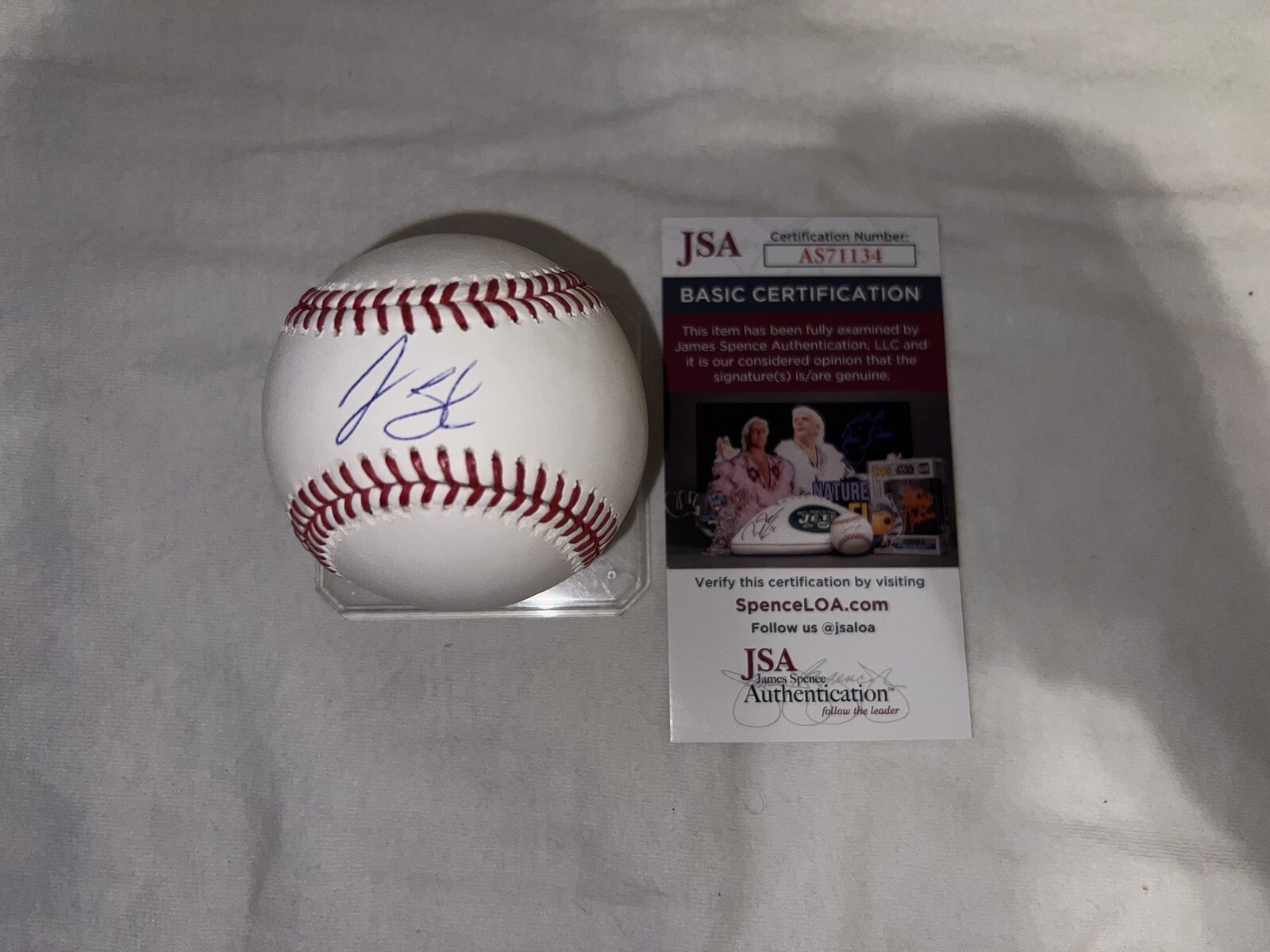 Justin Steele Signed Official Major League Baseball Chicago Cubs Star JSA