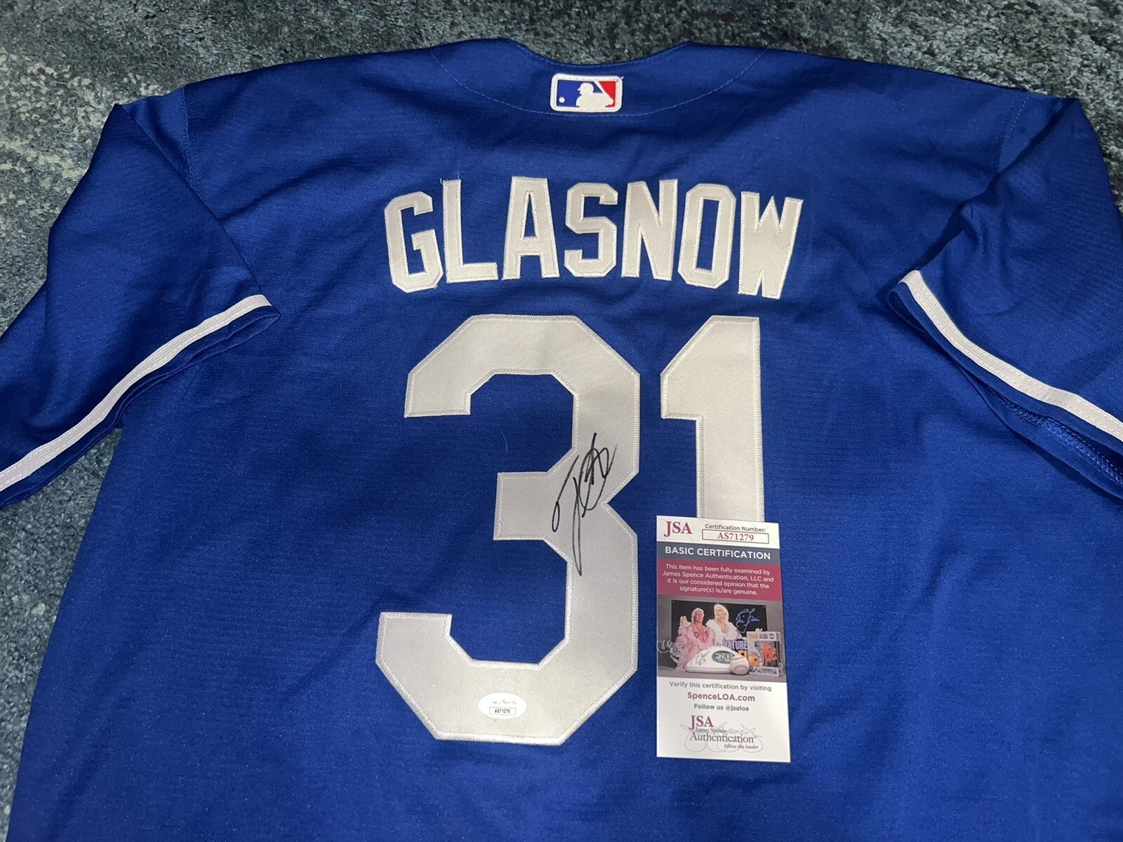 Tyler Glasnow Signed Los Angeles Dodgers Jersey Superstar Ace JSA Auth #2