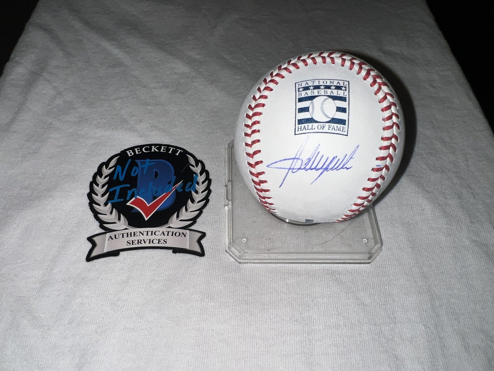 Adrian Beltre Signed Official Hall Of Fame Baseball Texas Rangers Beckett