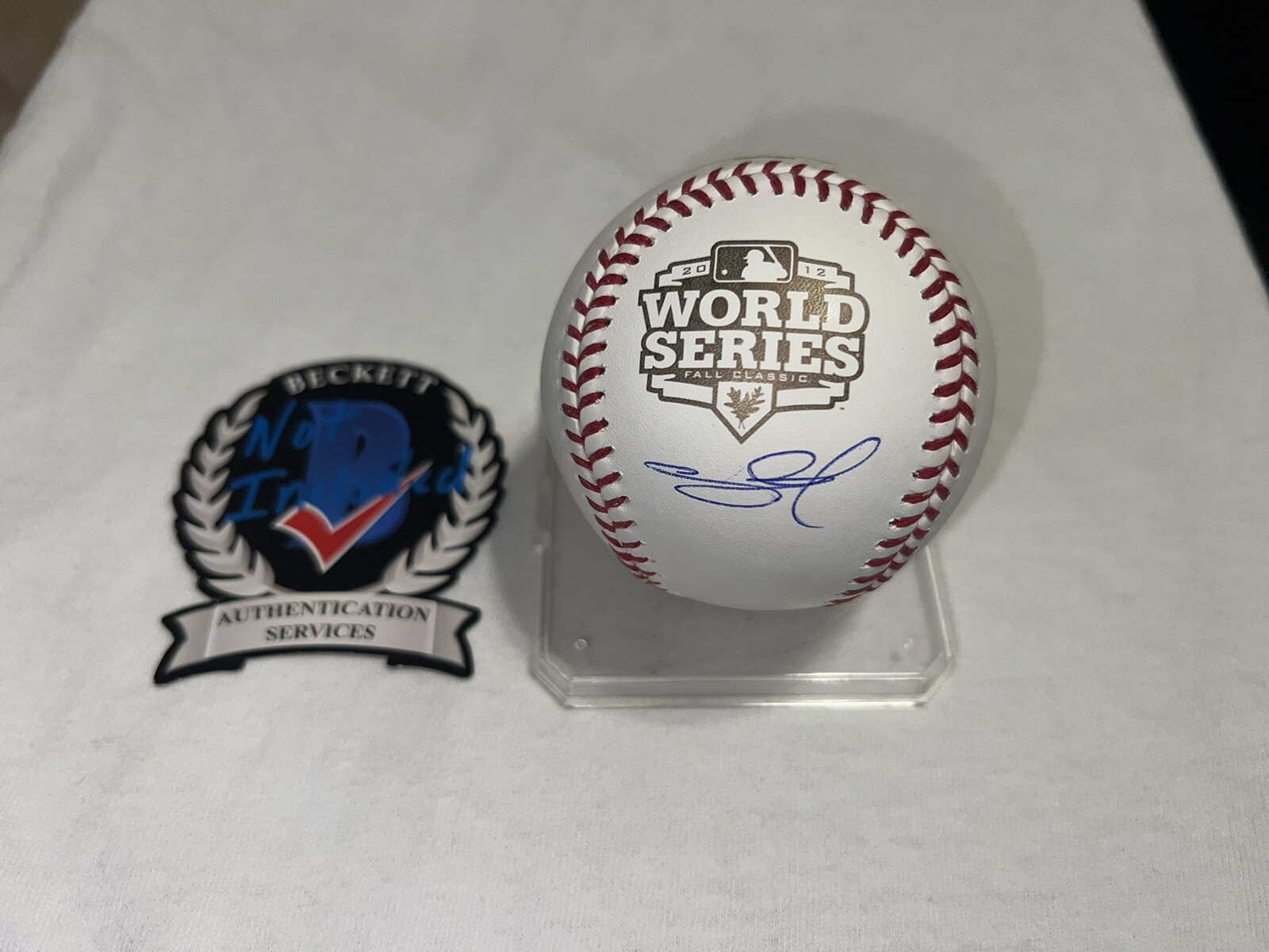 Pablo Sandoval Signed Official 2012 World Series Baseball SF Giants Beckett #2
