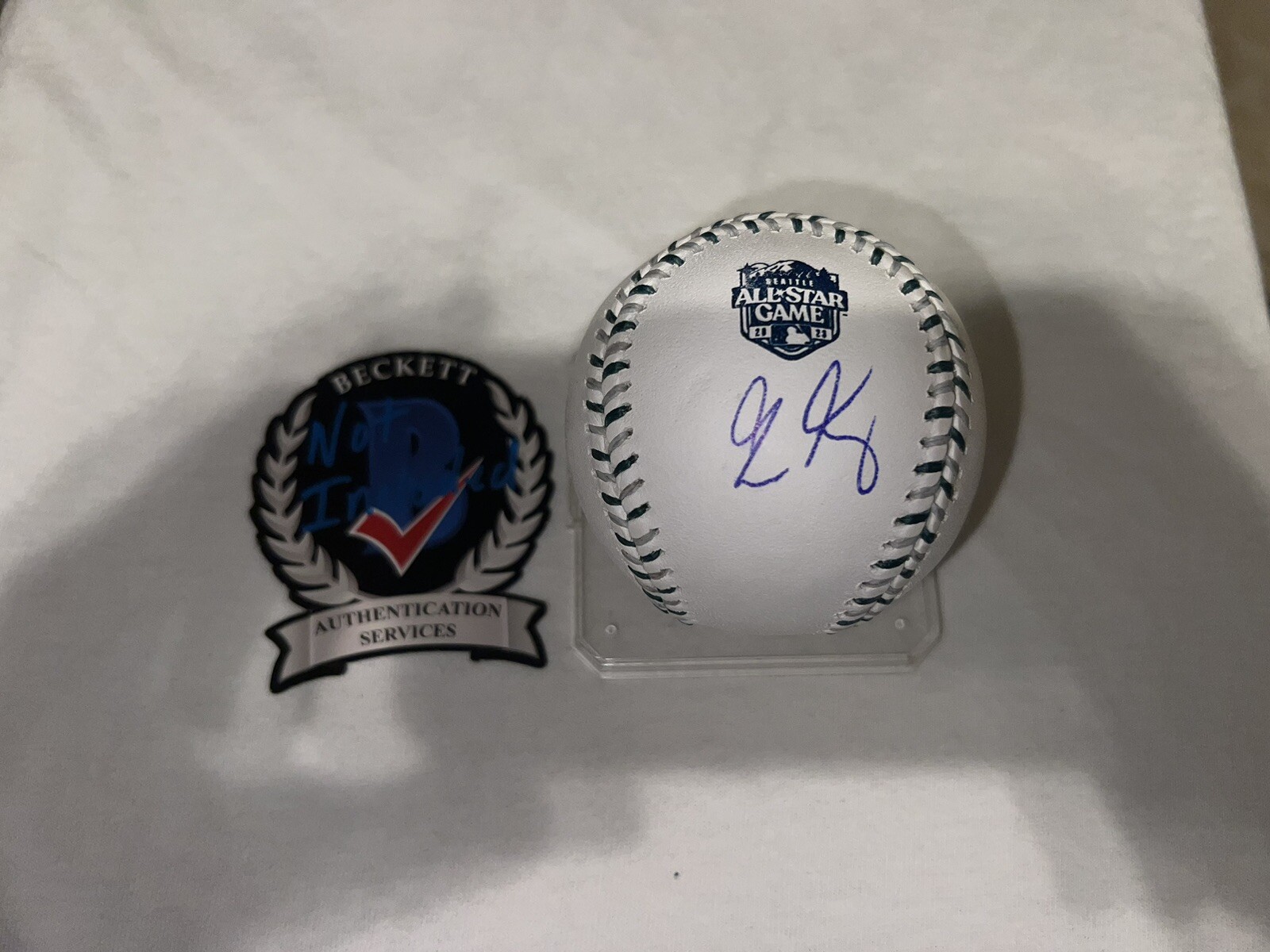 George Kirby Signed Official 2023 All Star Baseball Seattle Mariners Ace Beckett