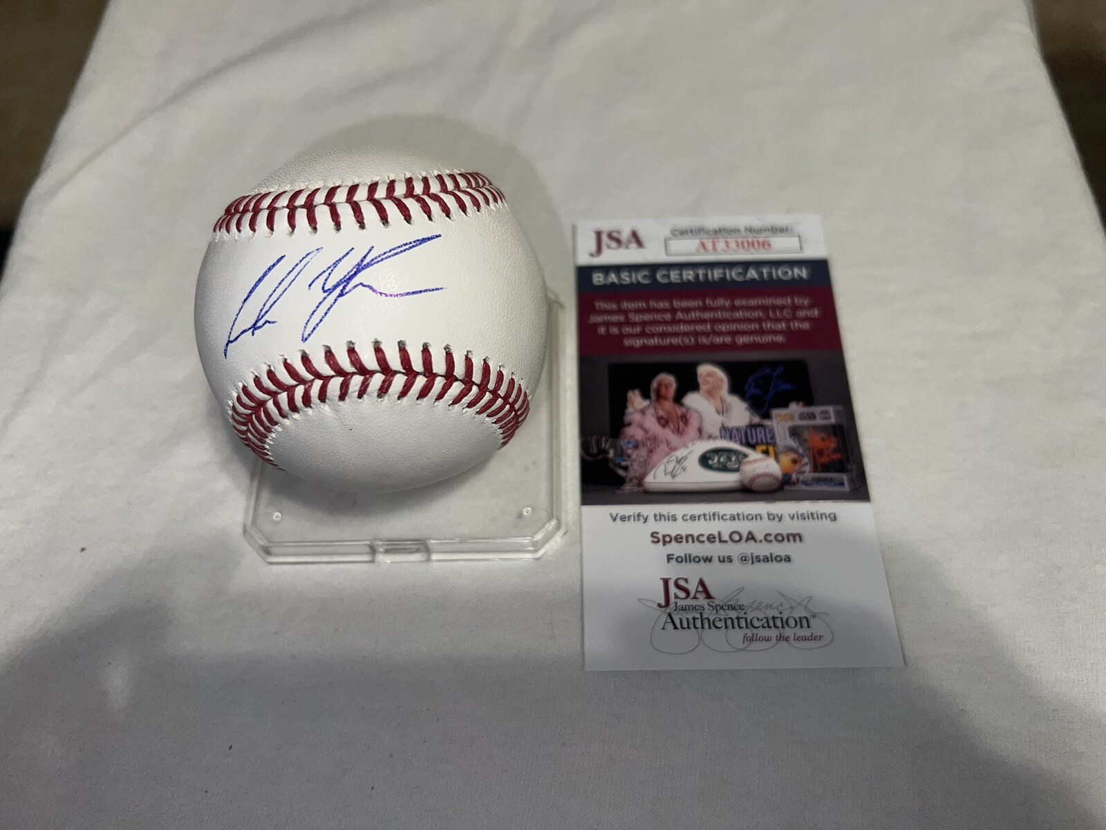 Andrew Vaughn Signed Official Major League Baseball Chicago White Sox JSA