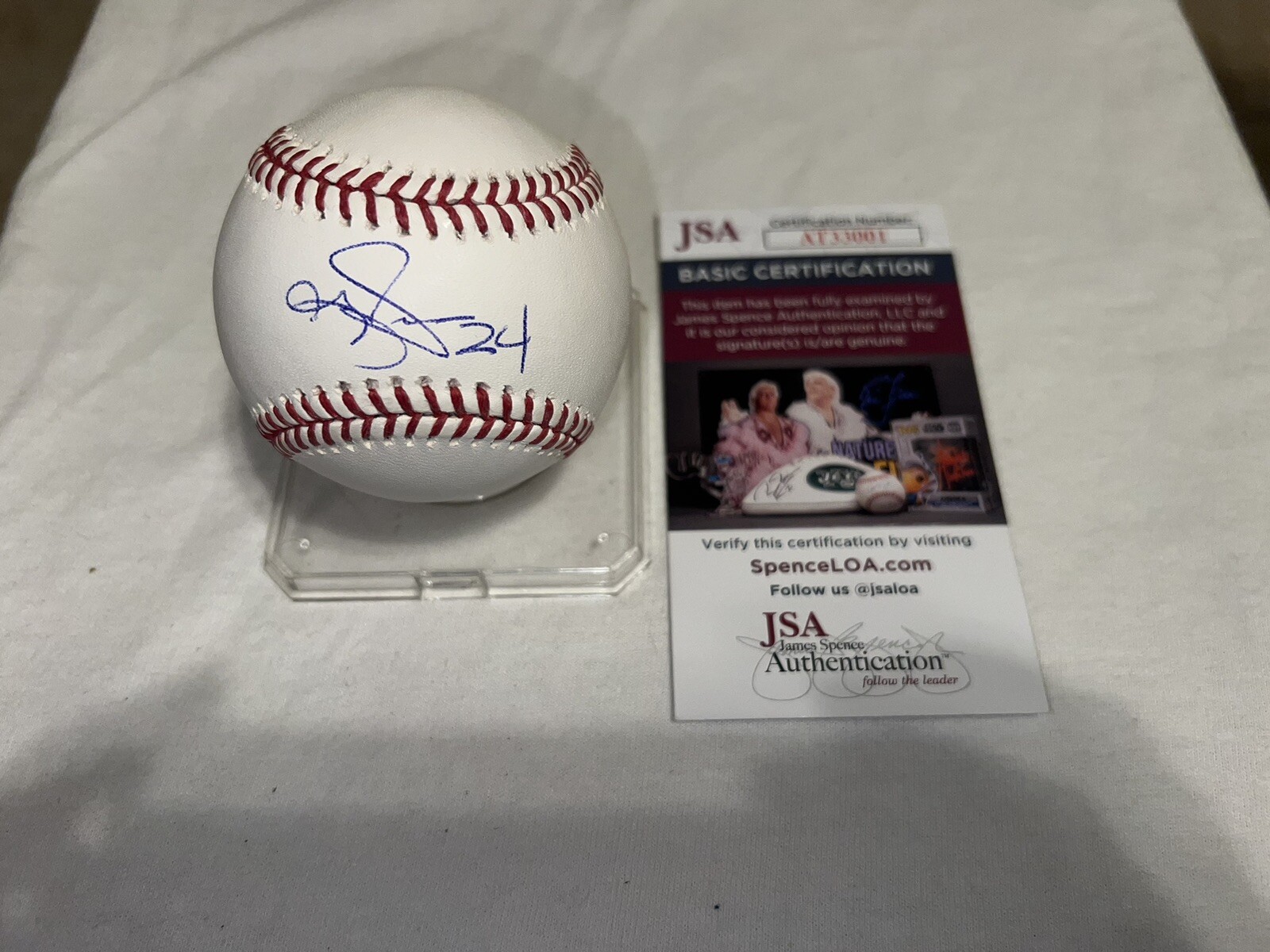 Grady Sizemore Signed Official Major League Baseball Cleveland Indians Star JSA