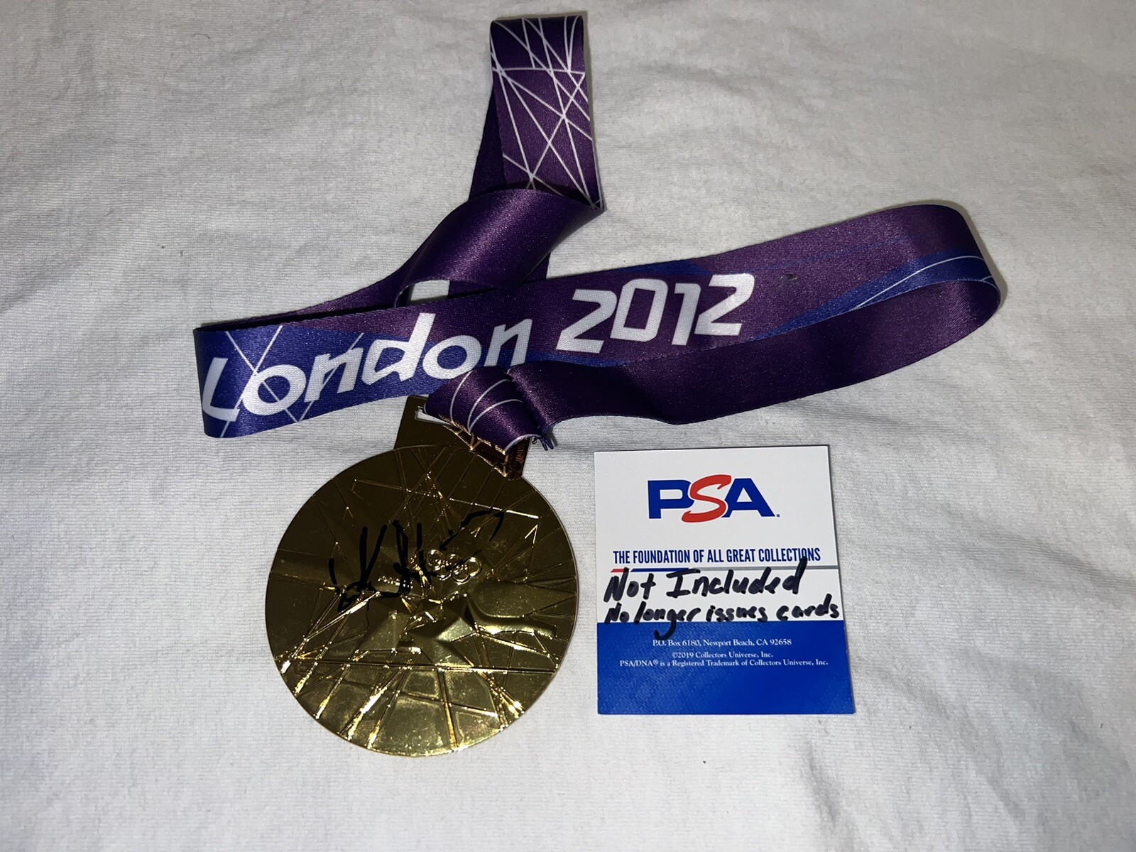 Kayla Harrison Signed 2012 London Olympics Replica Gold Medal Judo UFC PSA/DNA