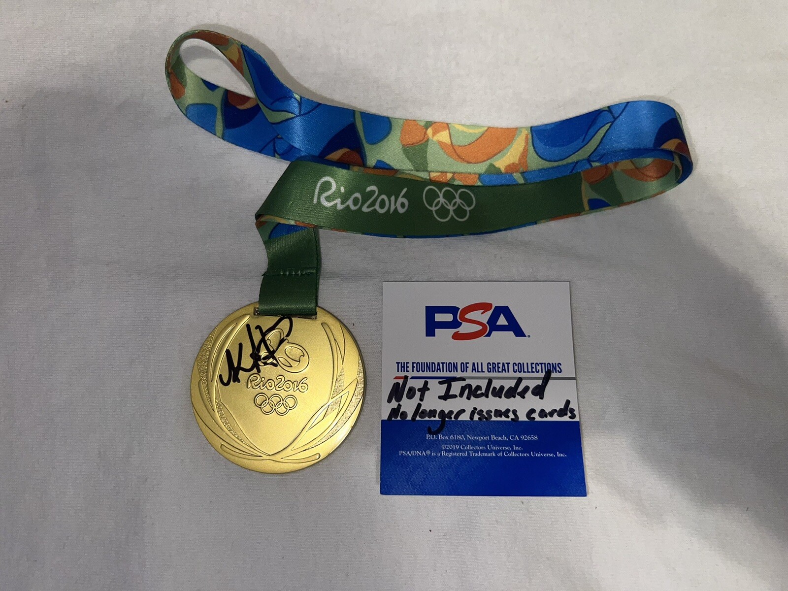 Kayla Harrison Signed 2016 Rio Olympics Replica Gold Medal Judo UFC PSA/DNA