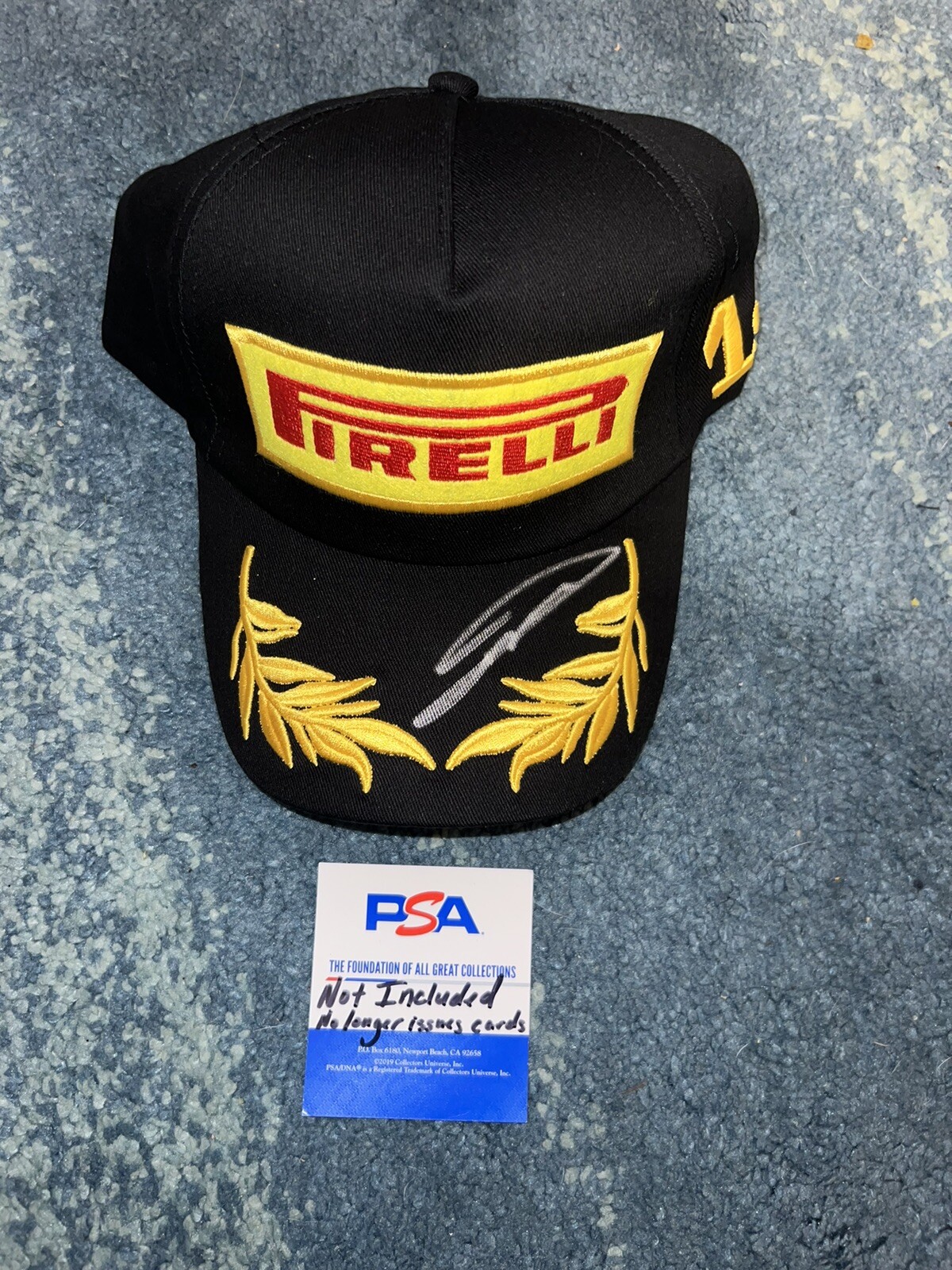 Jack Doohan Signed Pirelli Podium Hat Alpine Rookie Star Driver PSA/DNA #7