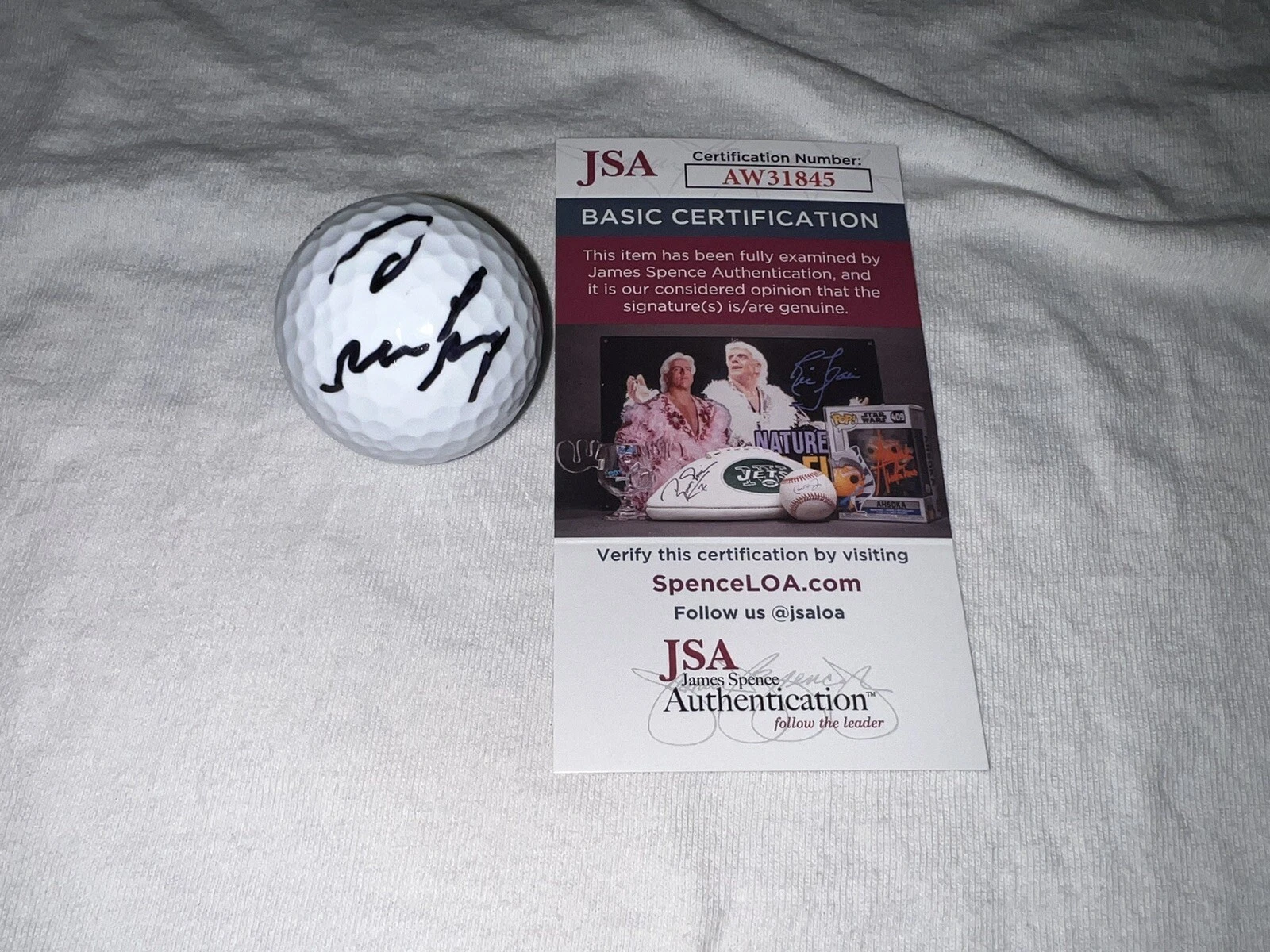 Cameron Cam Young Signed Official Titleist Golf Ball PGA Champion Star JSA Cert