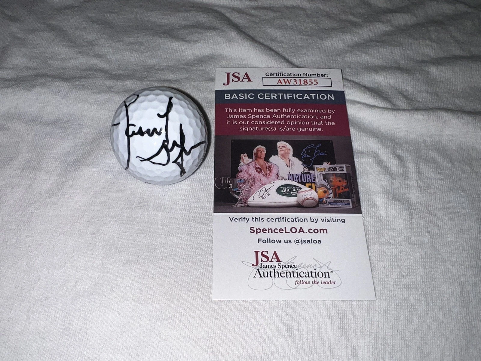 Jason Dufner Signed Official Titleist Golf Ball PGA Champion JSA Cert #2