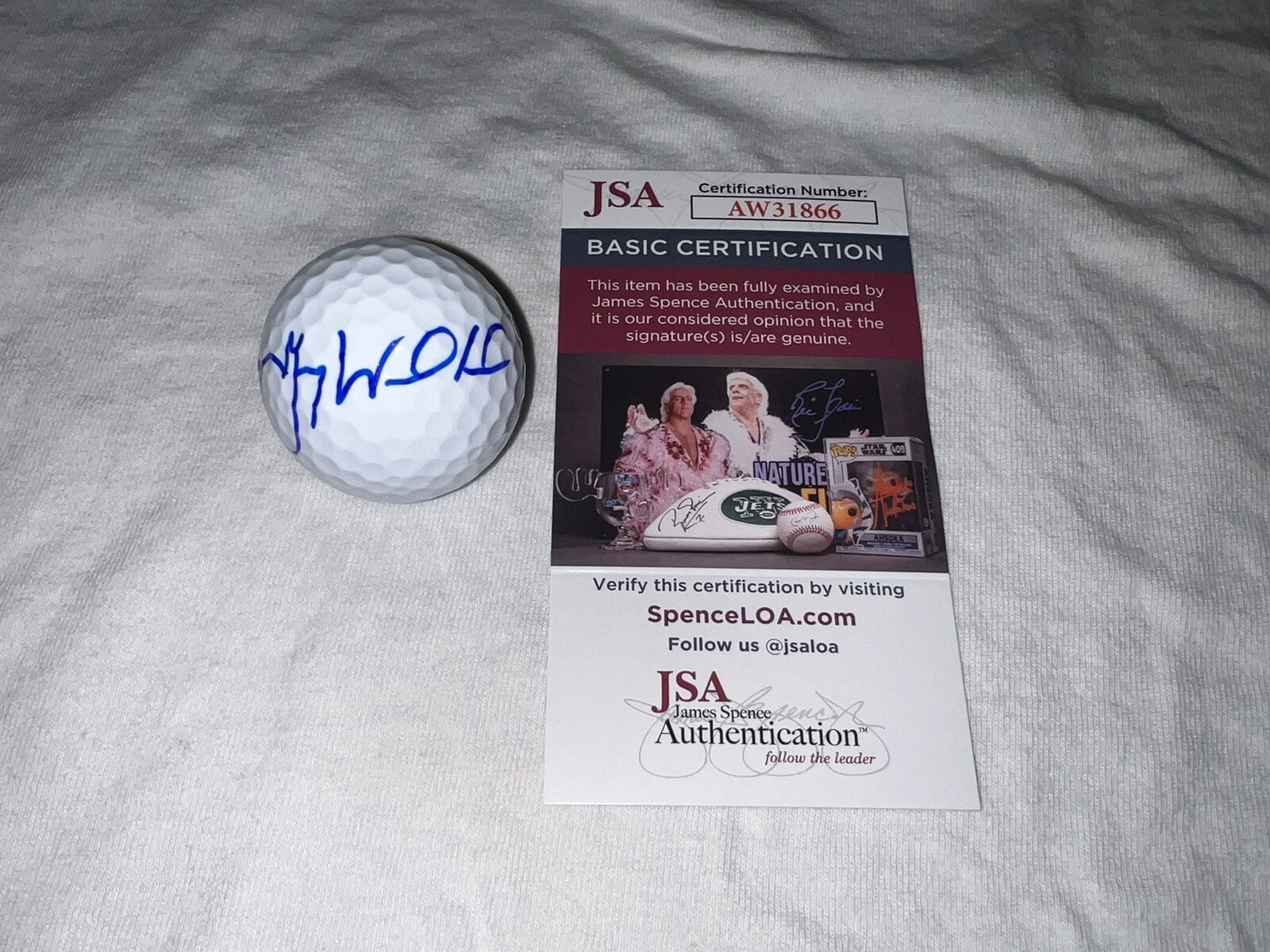 Gary Woodland Signed Official Titleist Golf Ball PGA Champion JSA Cert