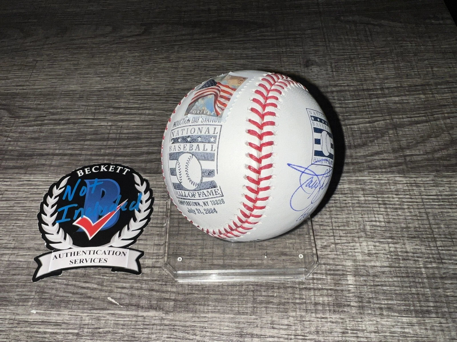 Todd Helton Signed Rawlings Official Hall Of Fame Baseball HOF 2024 Beckett