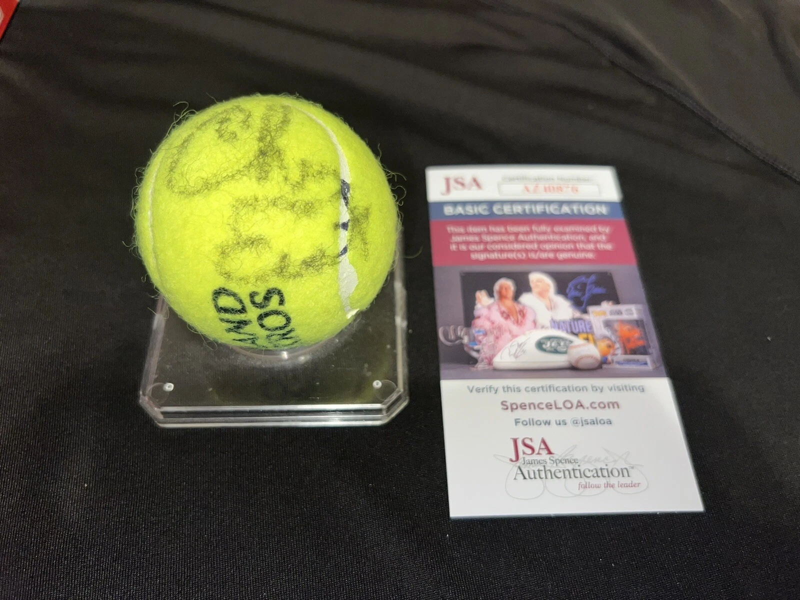 Chris Evert Signed Brand New Roland Garros Tennis Ball GOAT Champ JSA Auth