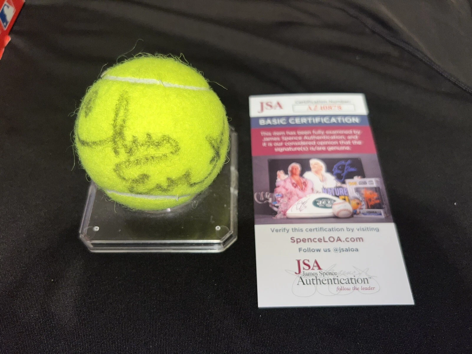Chris Evert Signed Brand New Penn Tennis Ball GOAT Champ JSA Auth