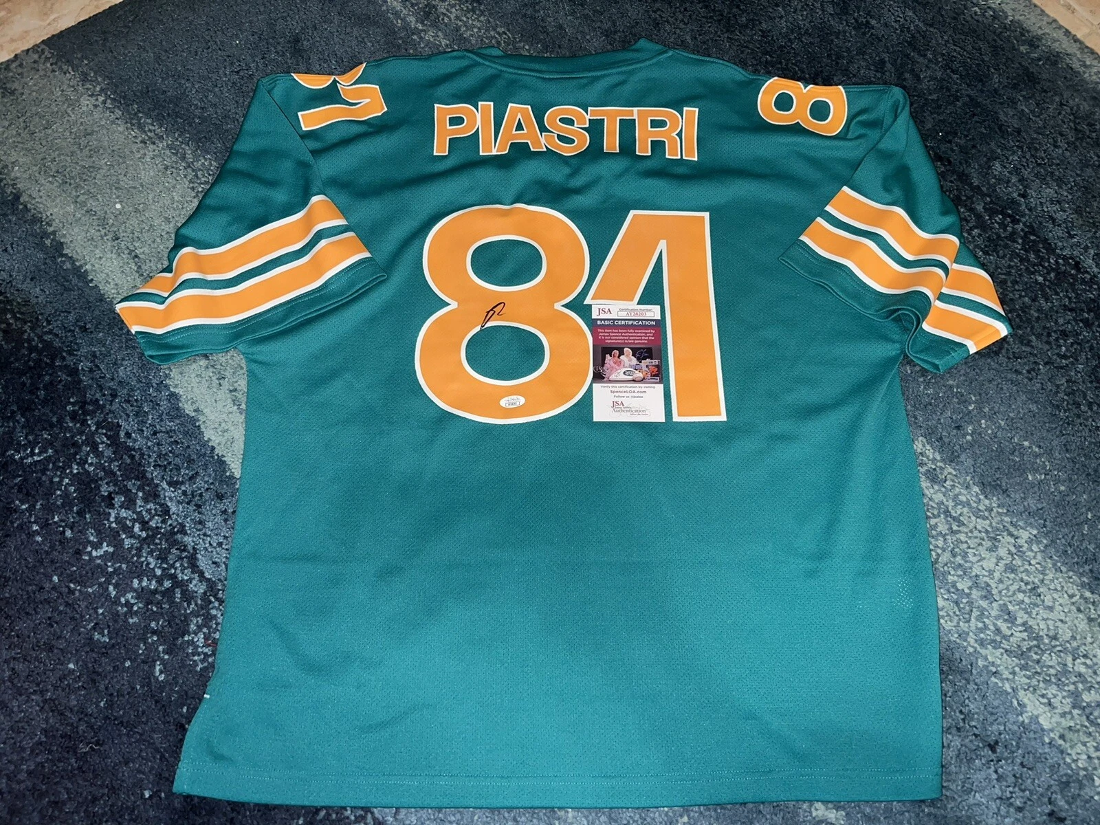 Oscar Piastri Signed XL Las Vegas GP Football Jersey Limited McLaren Star JSA