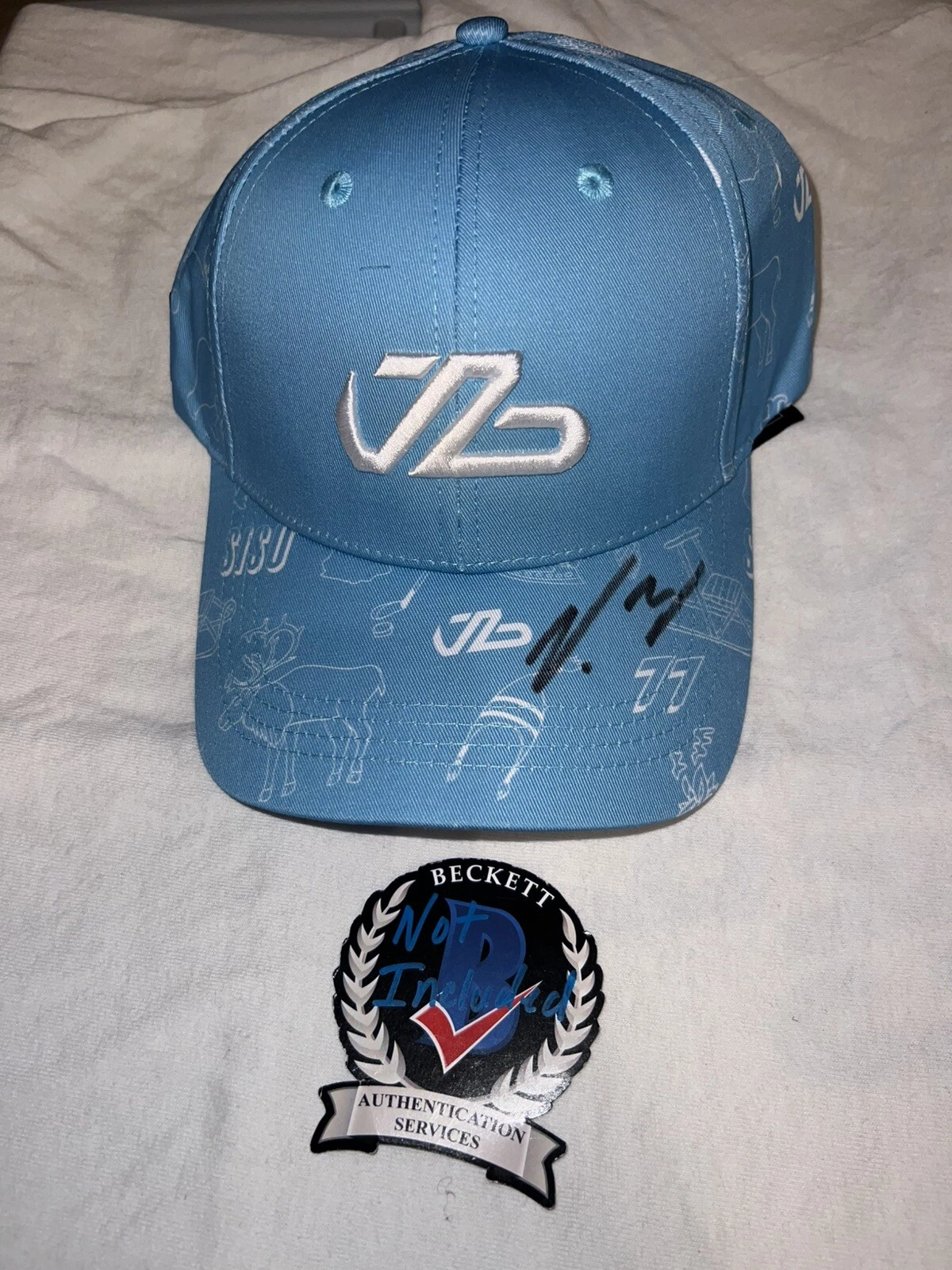 Valtteri Bottas Signed Alpha Romeo Racing Hat 2023 Superstar Stake Beckett