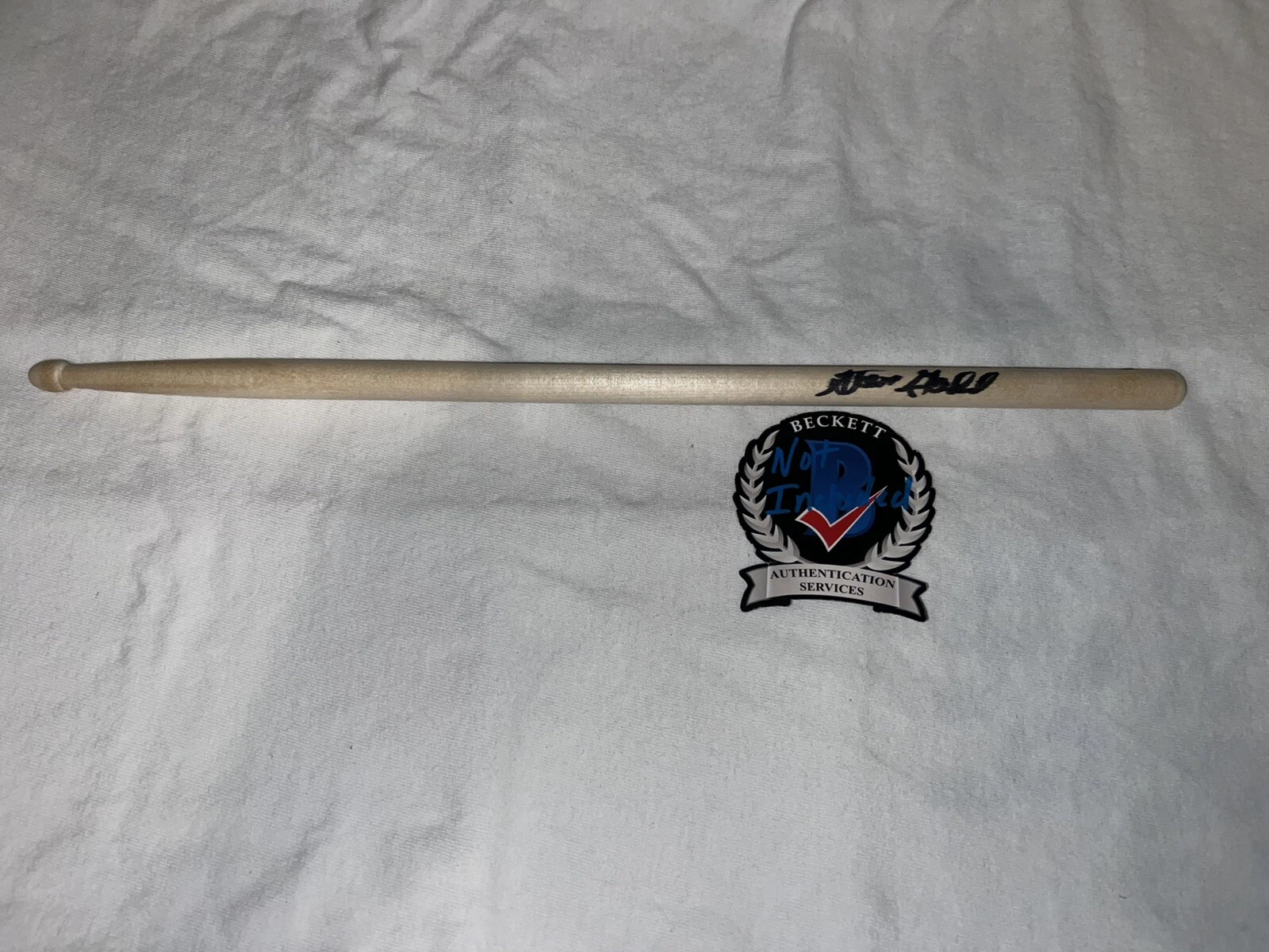 STEVE GADD SIGNED DRUMSTICK HALL OF FAME DRUMMER LEGEND BECKETT #2 COLLECTIBLE MEMORABILIA