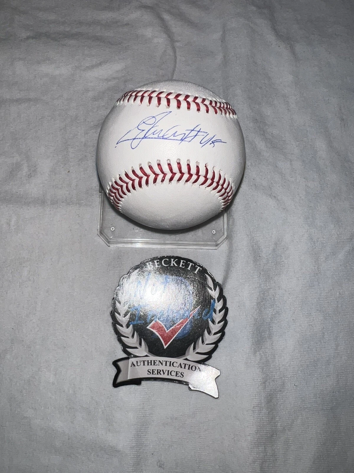 Emmanuel Clase Signed Official Major League Baseball Cleveland Guardians Beckett