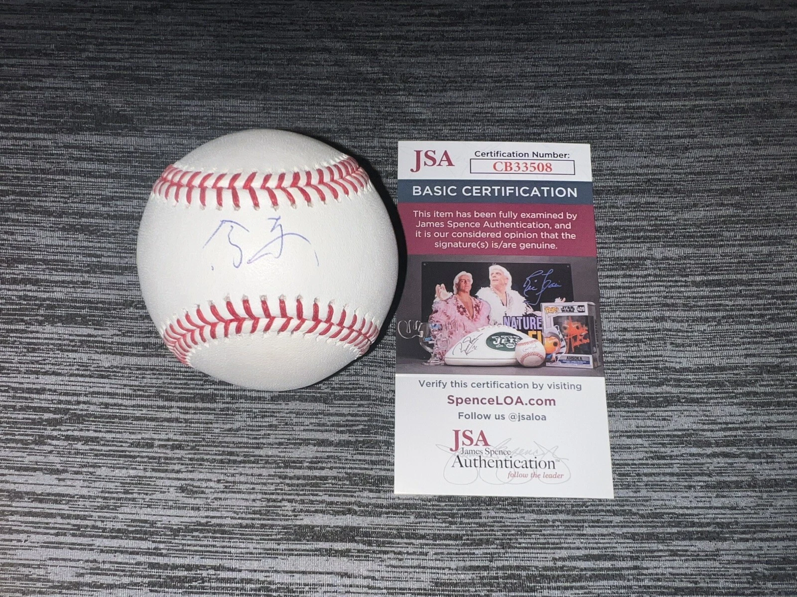 Shota Imanaga Signed Official Major League Baseball Chicago Cubs Kanji JSA Auth