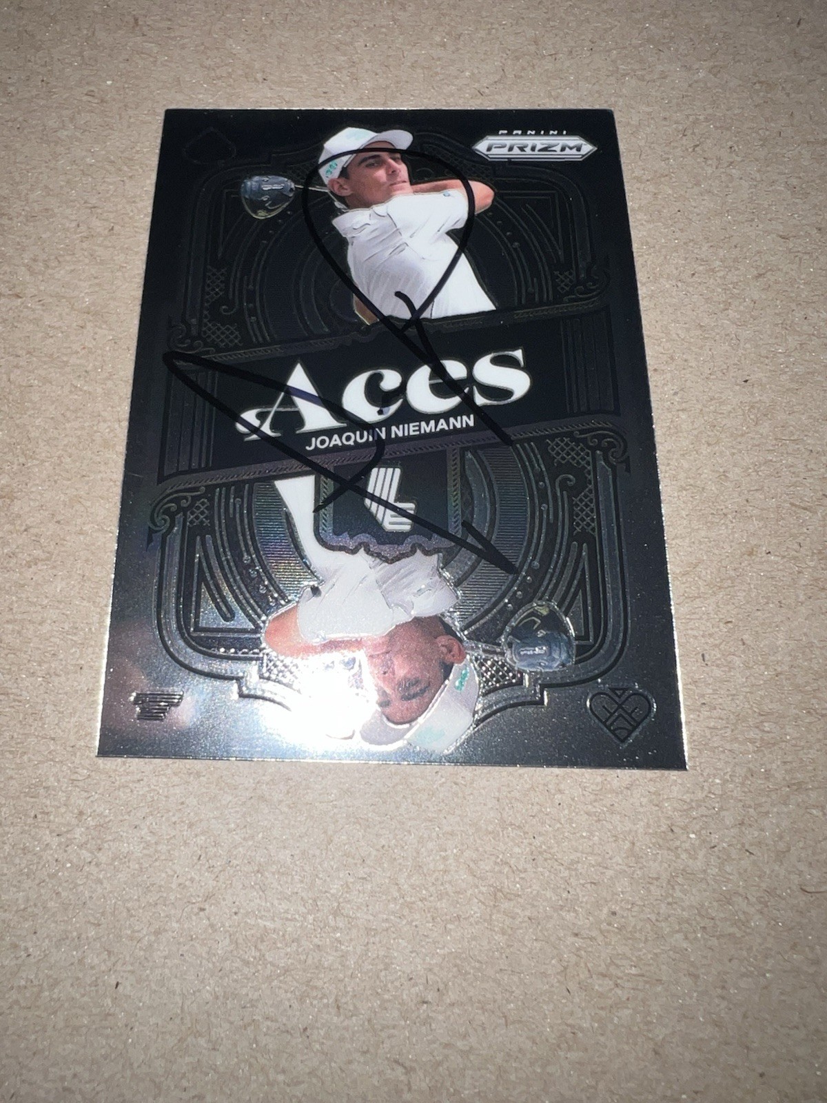 Joaquin Niemann Signed 2024 Panini Prizm Aces Trading Card (4) LIV Golf Torque