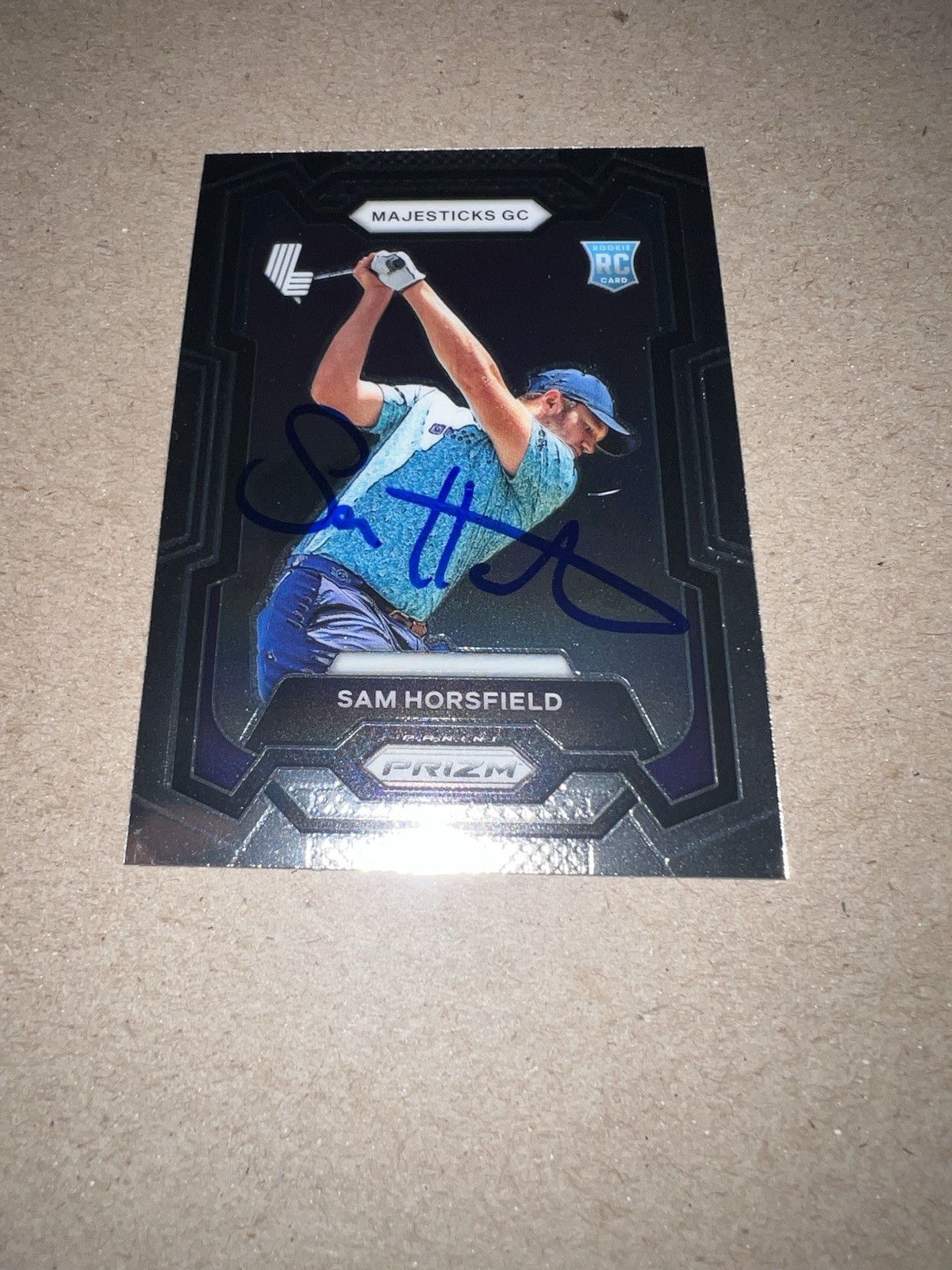 Sam Horsfield Signed 2024 Panini Prizm Trading Card (43) LIV Golf Majestics #2