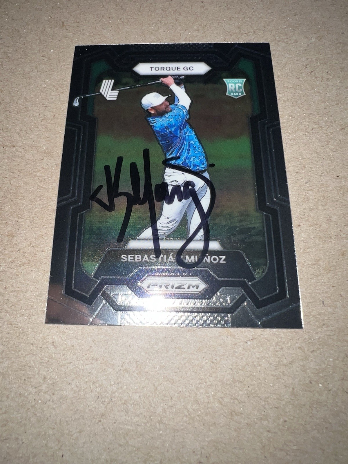 Sebastian Munoz Signed 2024 Panini Prizm Trading Card (27) LIV Golf Torque GC