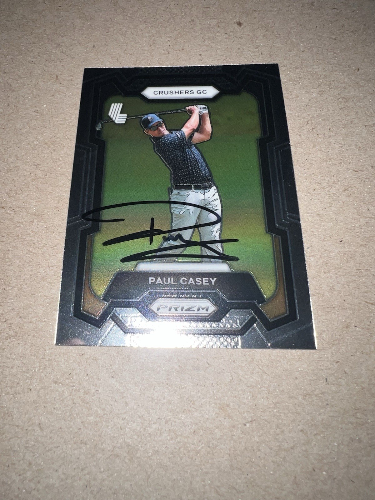 Paul Casey Signed 2024 Panini Prizm Trading Card (44) LIV Golf Crushers GC