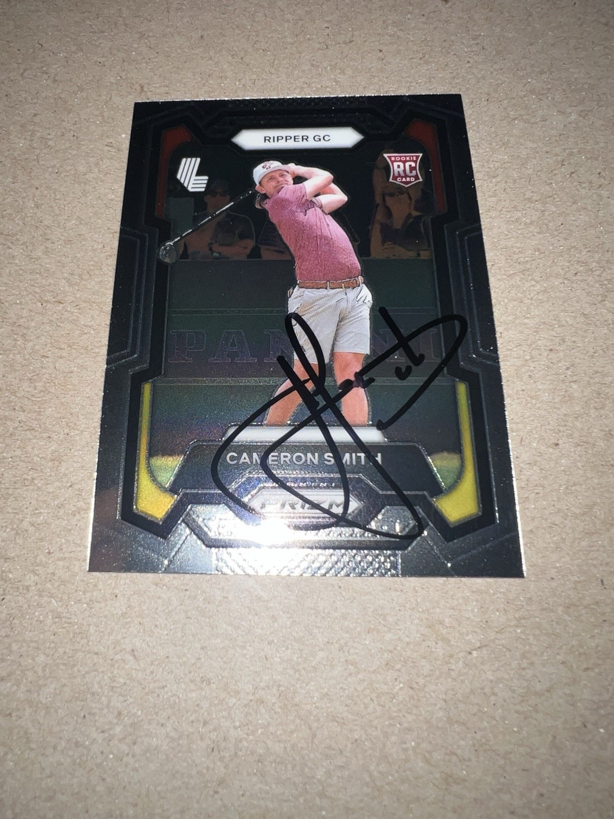 Can Smith Signed 2024 Panini Prizm Trading Card (39) LIV Golf Rippers GC