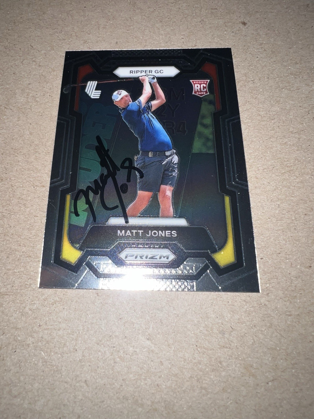 Matt Jones Signed 2024 Panini Prizm Trading Card (50) LIV Golf Rippers GC #2