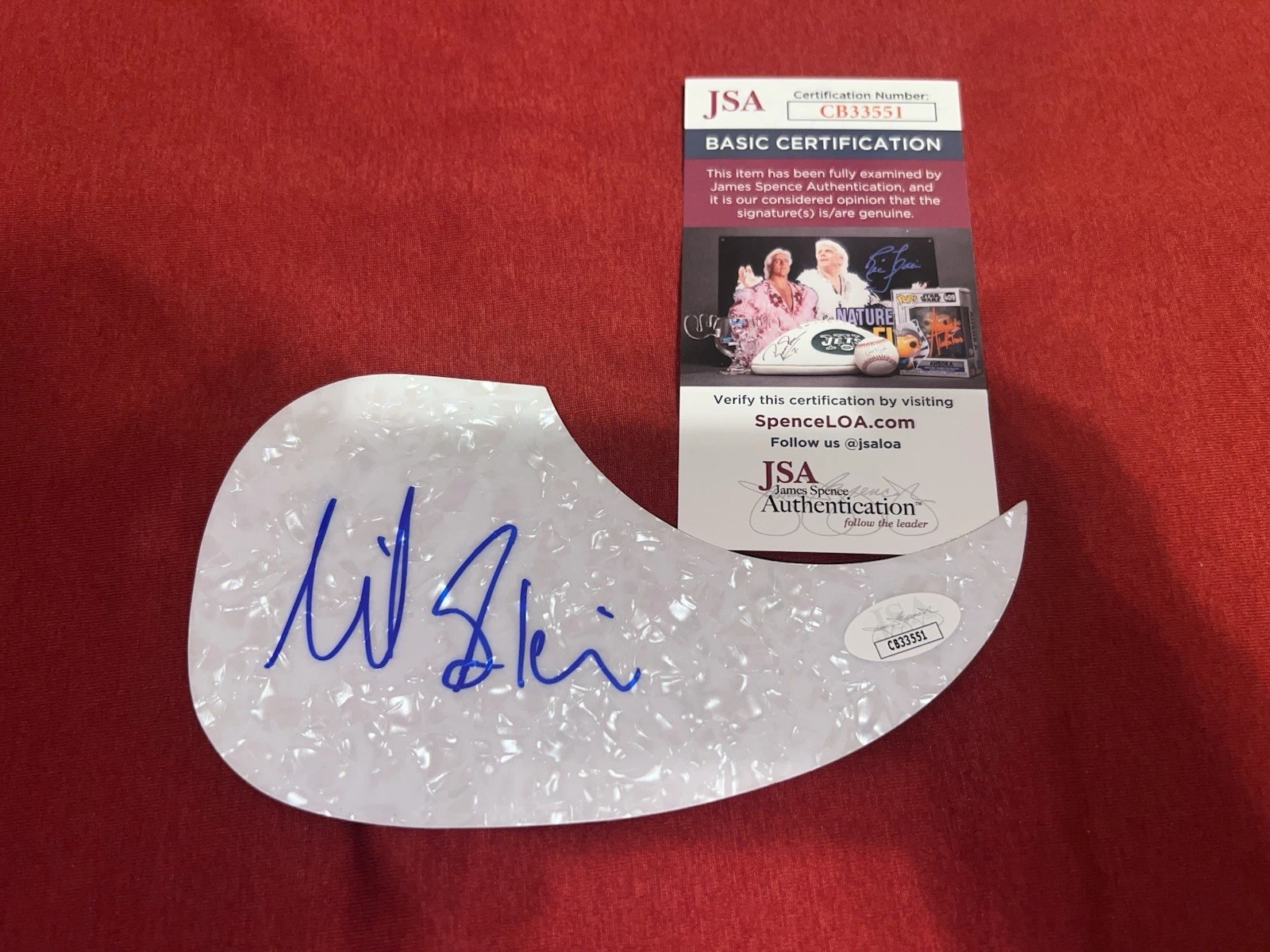 Lil Skies Signed Acoustic Pickguard Rap Superstar Legend JSA Auth