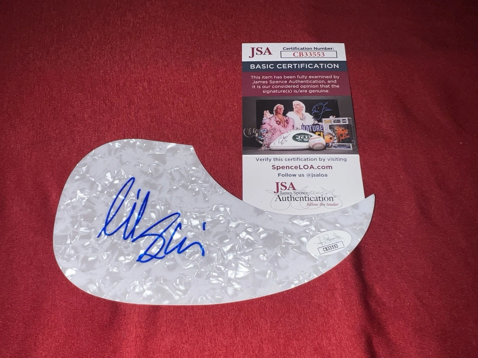 Lil Skies Signed Acoustic Pickguard Rap Superstar Legend JSA Auth #3