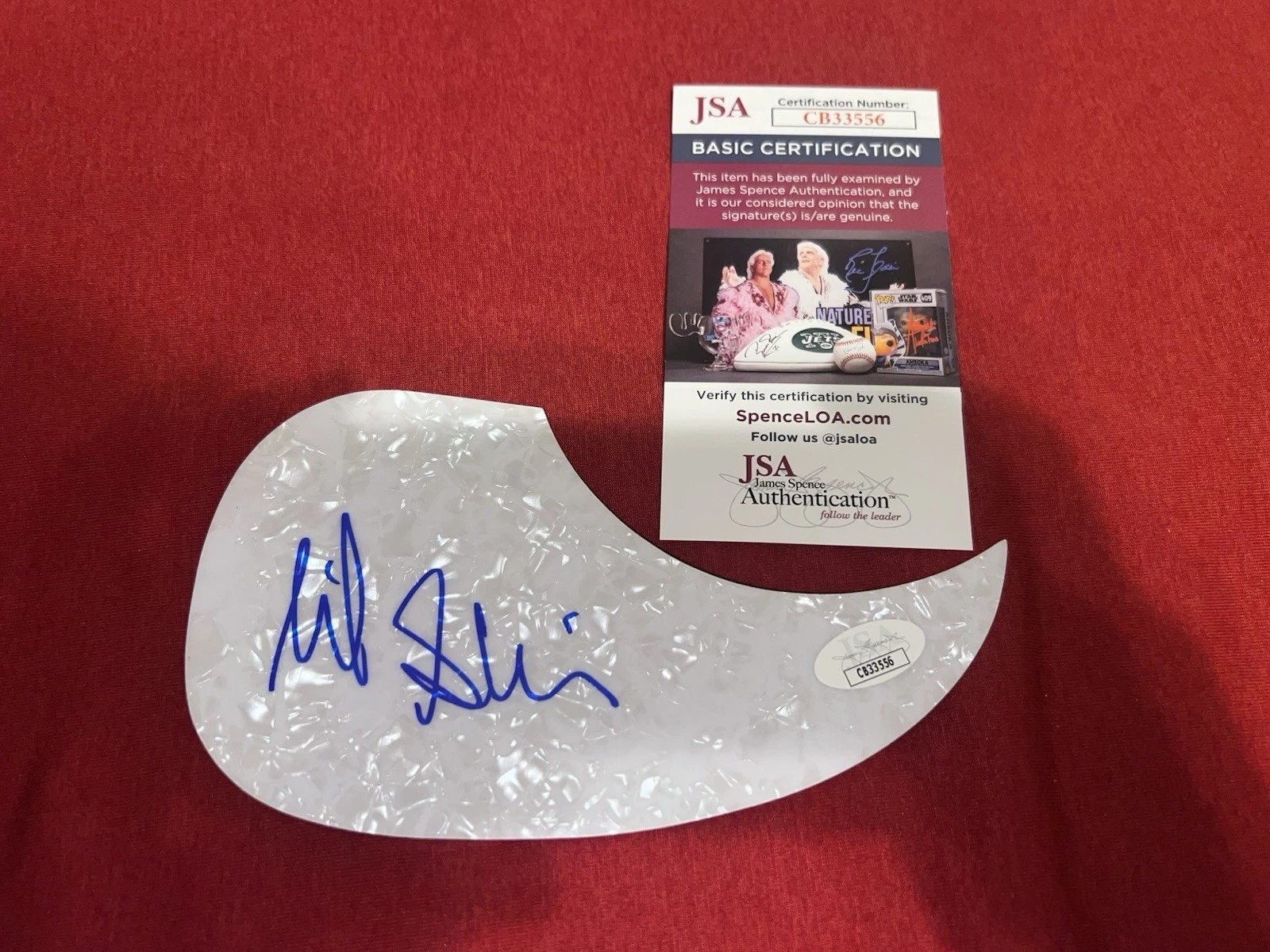 Lil Skies Signed Acoustic Pickguard Rap Superstar Legend JSA Auth #6