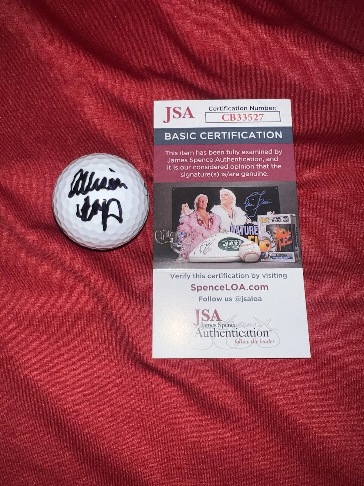 Allisen Corpuz Signed Official Titleist Golf Ball LPGA Champion JSA Cert