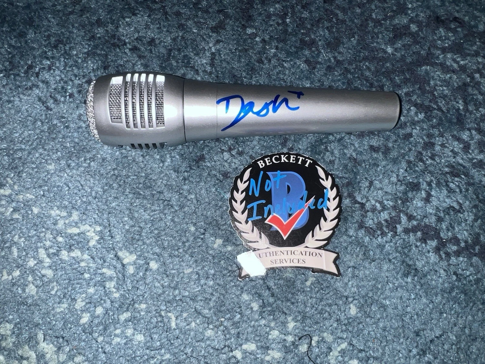 Dasha Signed Microphone Austin, Didn’t I? Country Music Superstar Beckett
