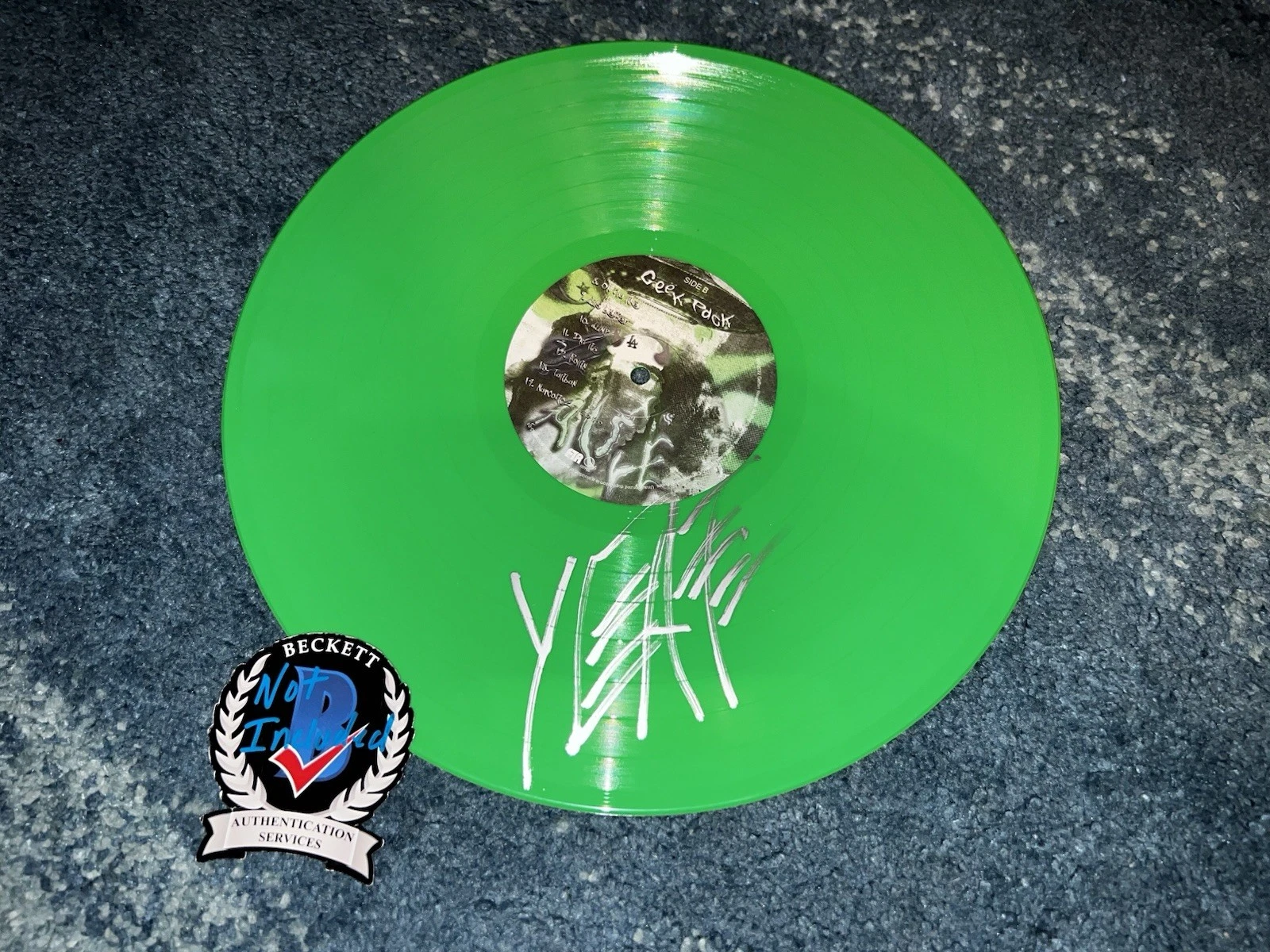 Y.E.A.T Signed Geek Pack Vinyl Disc Rap Superstar Legend Beckett