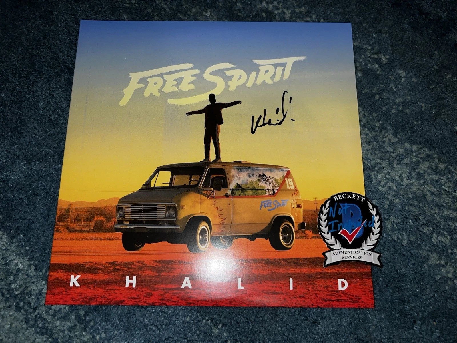 Khalid Signed Free Spirit Vinyl Album R&B Superstar Legend Beckett
